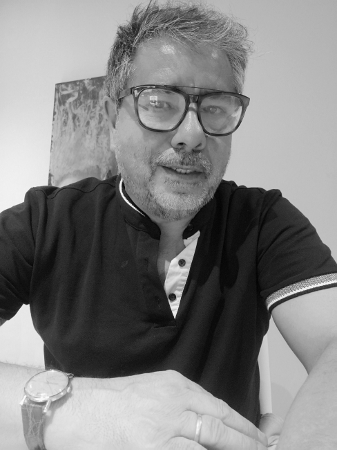 Retrato de Fito Bosch en blanco y negro